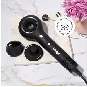 Lange Black Hair Dryer with Magnetic Concentrator